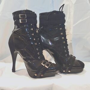 Dior Heel Laced Boots